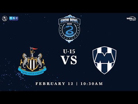 Snow Bowl 2026 | U-15 Newcastle United vs. CF Monterrey