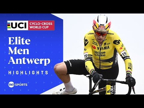 VAN AERT VS VAN DER POEL! ⚔️ | Men's UCI Cyclo-Cross World Cup Antwerp Race Highlights