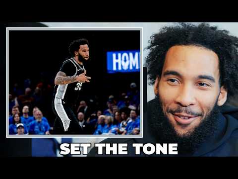 Julian Champagnie on Spurs Setting the Tone in Game 1 of Western Conference Finals vs. OKC
