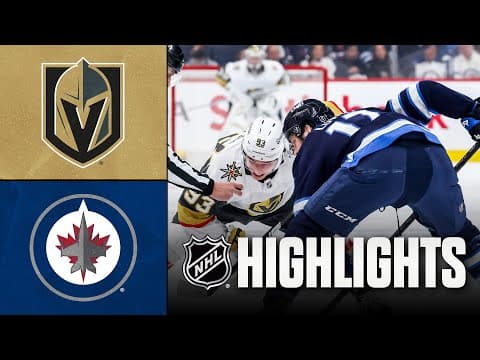 Golden Knights vs. Jets | NHL Highlights | January 06, 2026