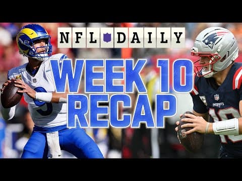 NFL Week 10 Recap of EVERY game: Patriots Statement Win, Rickety Rodgers and Big Bills Questions