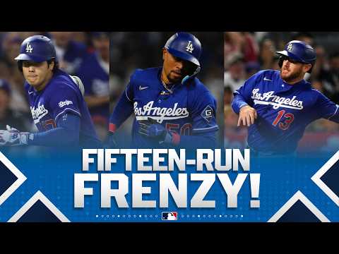 Dodgers score 15 RUNS during the Freeway Series! 🤯🔥 (Ft. Ohtani, Betts, and more!)