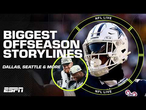 Cowboys' George Pickens pursuit HEATS UP 👀 + Analyzing Seahawks' free agents & extensions | NFL Live
