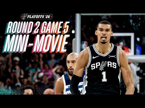 Playoffs Round 2 Game 5 Mini-Movie - Wemby Drops 27 PTS, 17 REB in Return for a Spurs Win!