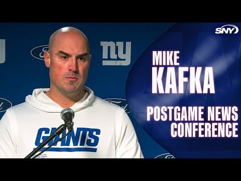 Mike Kafka on Giants decisive loss to the Patriots on Monday night