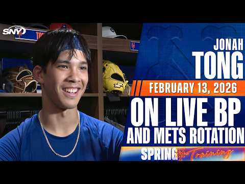 Mets starter Jonah Tong reveals what he’s working on in live BP sessions
