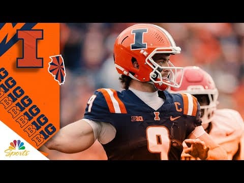 Illinois' Luke Altmyer accounts for five TDs vs. Rutgers | COLLEGE FOOTBALL HIGHLIGHTS | NBC Sports