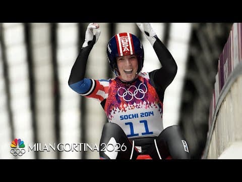 How Erin Hamlin became the first American luge Olympic medalist | Winter Olympics 2026 | NBC Sports