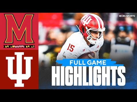 No. 2 Indiana Hoosiers vs Maryland Terrapins | Full Game Highlights