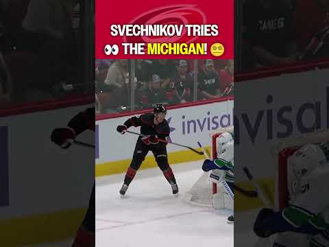 Svechnikov tries to Mich-AGAIN! 👀