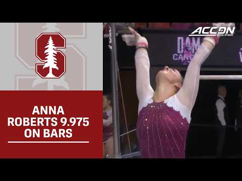 Stanford's Anna Roberts Takes 1st With 9.975 On Bars | 2026 ACC Gymnastics