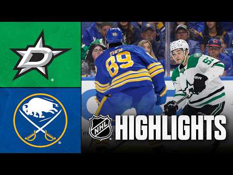 Stars vs. Sabres | NHL Highlights | April 15, 2026