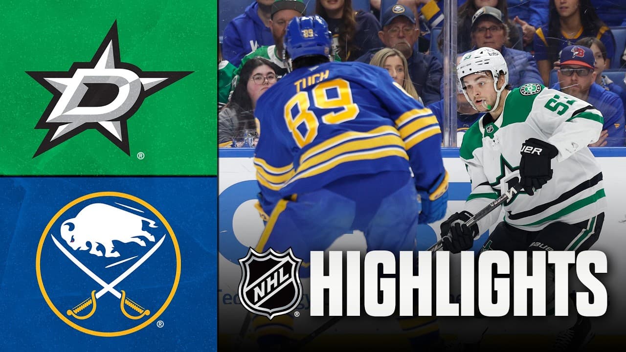 Stars vs. Sabres | NHL Highlights | April 15, 2026