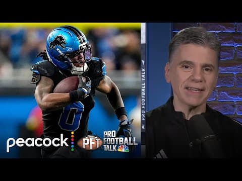 Lions have ‘no choice’ but to ride Jahmyr Gibbs for playoff push | Pro Football Talk | NFL on NBC