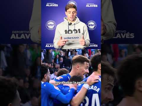 Goles lindos para objetivos lindos 🎯Lucas recuerda, con Adesso, su gol en el #AlavésEspanyol.