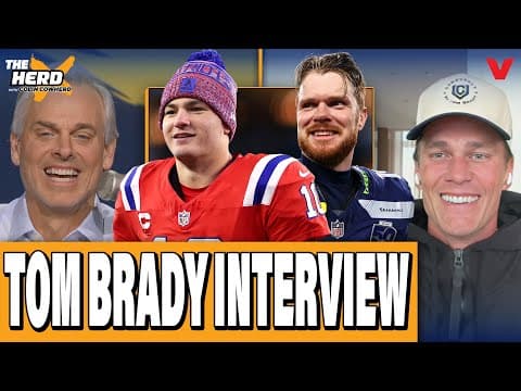Tom Brady PREVIEWS Super Bowl LX Seahawks-Patriots + Robert Kraft HOF SNUB | Colin Cowherd: THE HERD