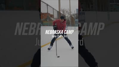 JOIN ME ON THE ICE AT THE NEBRASKA CAMP! LEARN MORE AND SIGN UP AT ITRAINHOCKEY.COM!