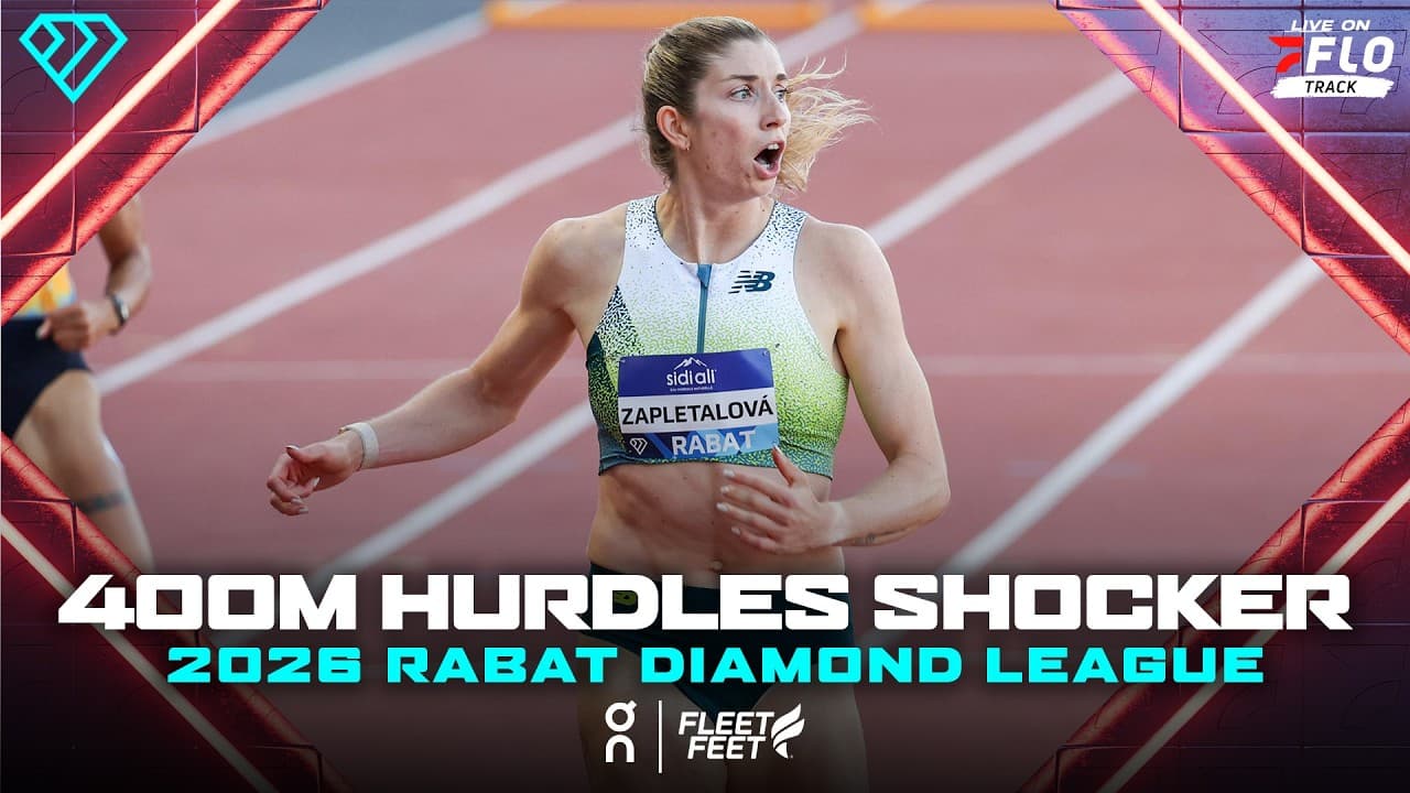 New 400m Hurdles World Lead For Slovakia's Zapletalova | Rabat Diamond League 2026