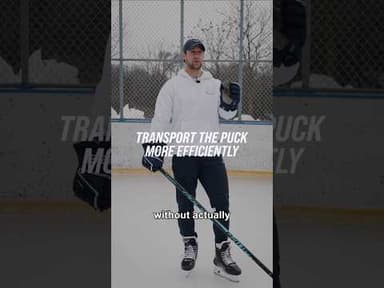TRANSPORT THE PUCK MORE EFFICIENTLY #hockeycoaching #hockeytraining