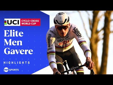 DECISIVE LATE MOVE! 🍿 | Men's UCI Cyclo-Cross World Cup Gavere Race Highlights | TNT Sports Cycling