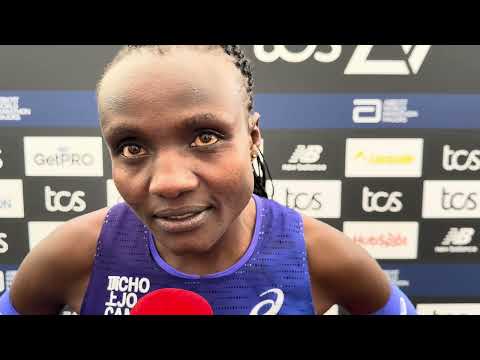 Jocyline Jepkosgei runs 2:15:55 for 3rd at 2026 London Marathon