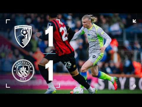 HIGHLIGHTS! City's Premier League title quest ends after Bournemouth draw | Bournemouth 1-1 Man City