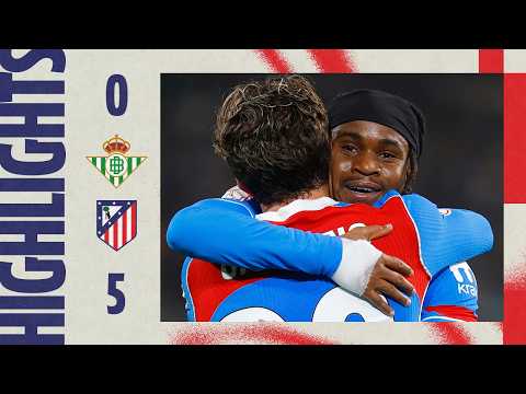 Betis 0-5 Atlético de Madrid | ⚽ Hancko, Giuliano, Lookman, Griezmann & Almada | HIGHLIGHTS