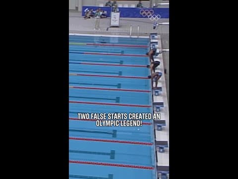 The pool will never forget Eric 'The Eel' Moussambani. 🏊‍♂️😍#OTD #Olympics #Sydney2000