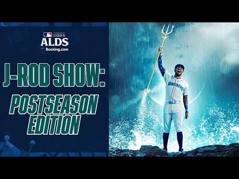 WELCOME TO THE J-ROD SHOW! Julio Rodríguez's HR drives first Postseason run in Seattle since 2001! 🤯