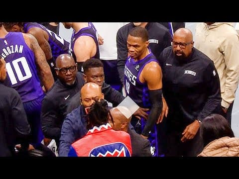 Kings Fan STARTS YELLING Right Next to the Bench 😳