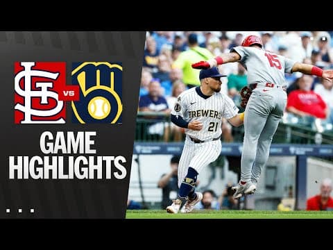 Cardinals vs. Brewers Game Highlights (9/14/25) | MLB Highlights