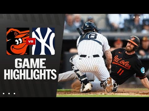 Orioles vs. Yankees Game Highlights (9/28/25) | MLB Highlights