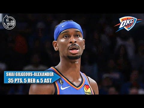 SGA DELIVERS on banner night ⚡️ 35 PTS in DOUBLE OVERTIME win vs. KD & the Rockets 😤 | NBA on ESPN