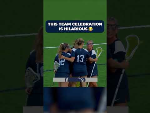 Penn State women's lacrosse pulled out the FUNNIEST celebration 😂 #shorts