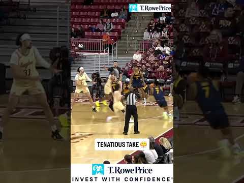 Dai Dai Ames has no fear driving to the cup 😮‍💨 #collegebasketball #accbasketball #cal #basketball