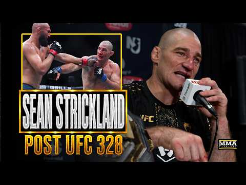 Sean Strickland Squashes Beef With Khamzat Chimaev, Reveals Separated Shoulder Before UFC 328 Fight