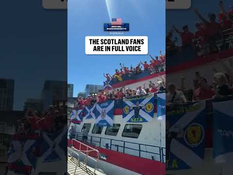 The Tartan Army has taken over Boston Harbor