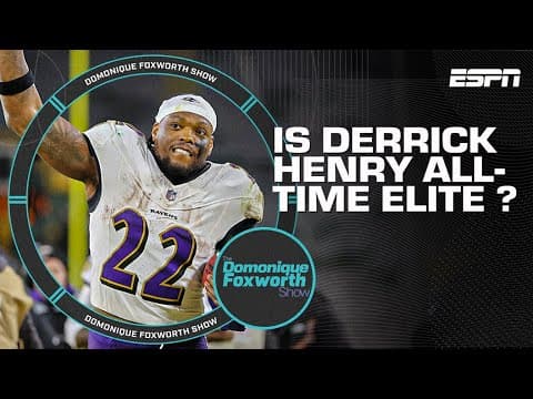 Is Derrick Henry on the Mount Rushmore of running backs? @allstate‬ | The Domonique Foxworth Show