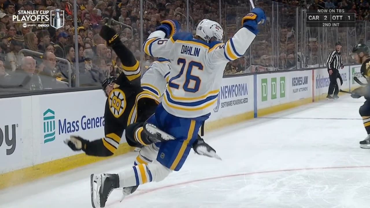 Rasmus Dahlin Interference Penalty Against Charlie McAvoy