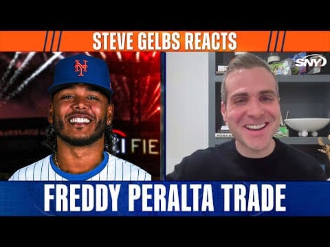 Mets trade for Freddy Peralta, SNY's Steve Gelbs breaks down the deal | Breaking News