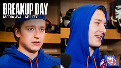 New York Islanders 25-26 Breakup Day Availabilities - Cal Ritchie & Matthew Schaefer