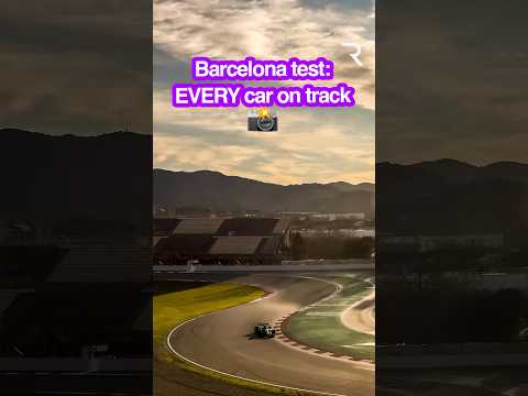📸 Every car on track in Barcelona test