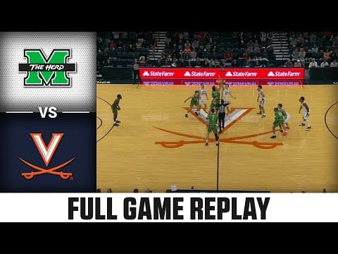 Marshall vs Virginia Full Game Replay | 2025-26 ACC Men's Basketball