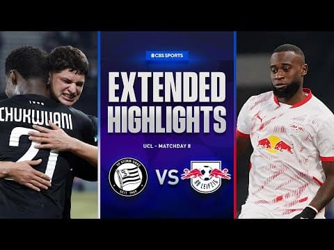 Sturm Graz vs. RB Leipzig: Extended Highlights | UCL League Phase MD 8 | CBS Sports Golazo