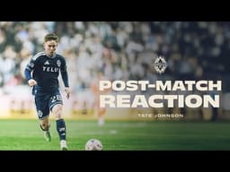 Tate Johnson Post-Victory Reaction vs RSL