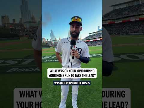 Riley Greene blacked out when he hit his massive go-ahead homer 🤣