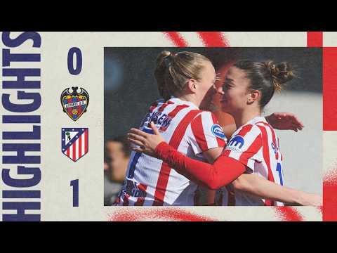 Levante 0-1 Atlético de Madrid Femenino | ⚽ Lloris | HIGHLIGHTS - Liga F, MD19