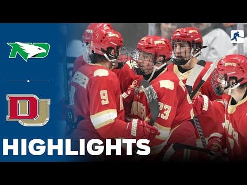 North Dakota vs Denver | NCAA College Hockey | Highlights - January 17, 2026