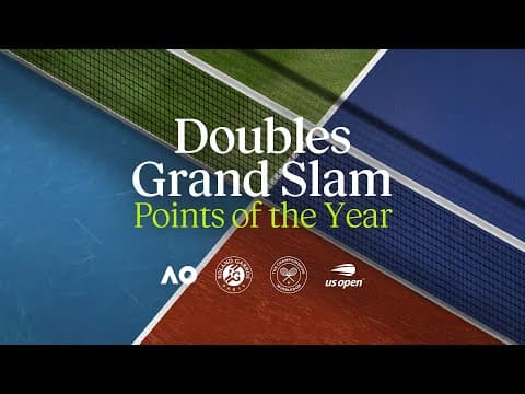 BEST Grand Slam Doubles Points of 2025