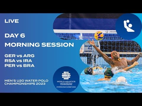 Day 6 | Morning Session | World Aquatics Men’s U20 Water Polo Championships 2023